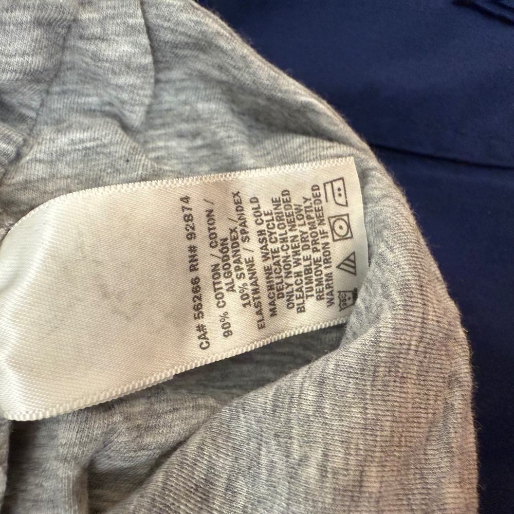 Splendid Women's XL Heather Gray Ruched Draped Jersey Skirt New with Tags - Picture 5 of 5